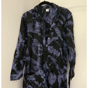 Osei Duro Causa Dress in Rorschach Batik Print